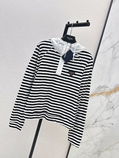 26ss Half-zip hooded sweatshirt