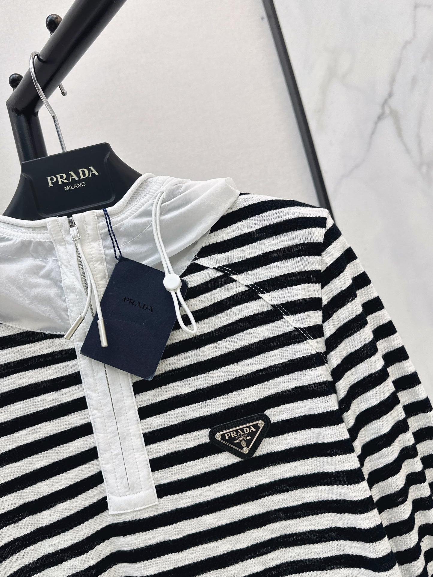 26ss Half-zip hooded sweatshirt