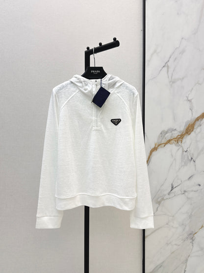 26ss Half-zip hooded sweatshirt