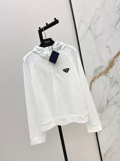 26ss Half-zip hooded sweatshirt