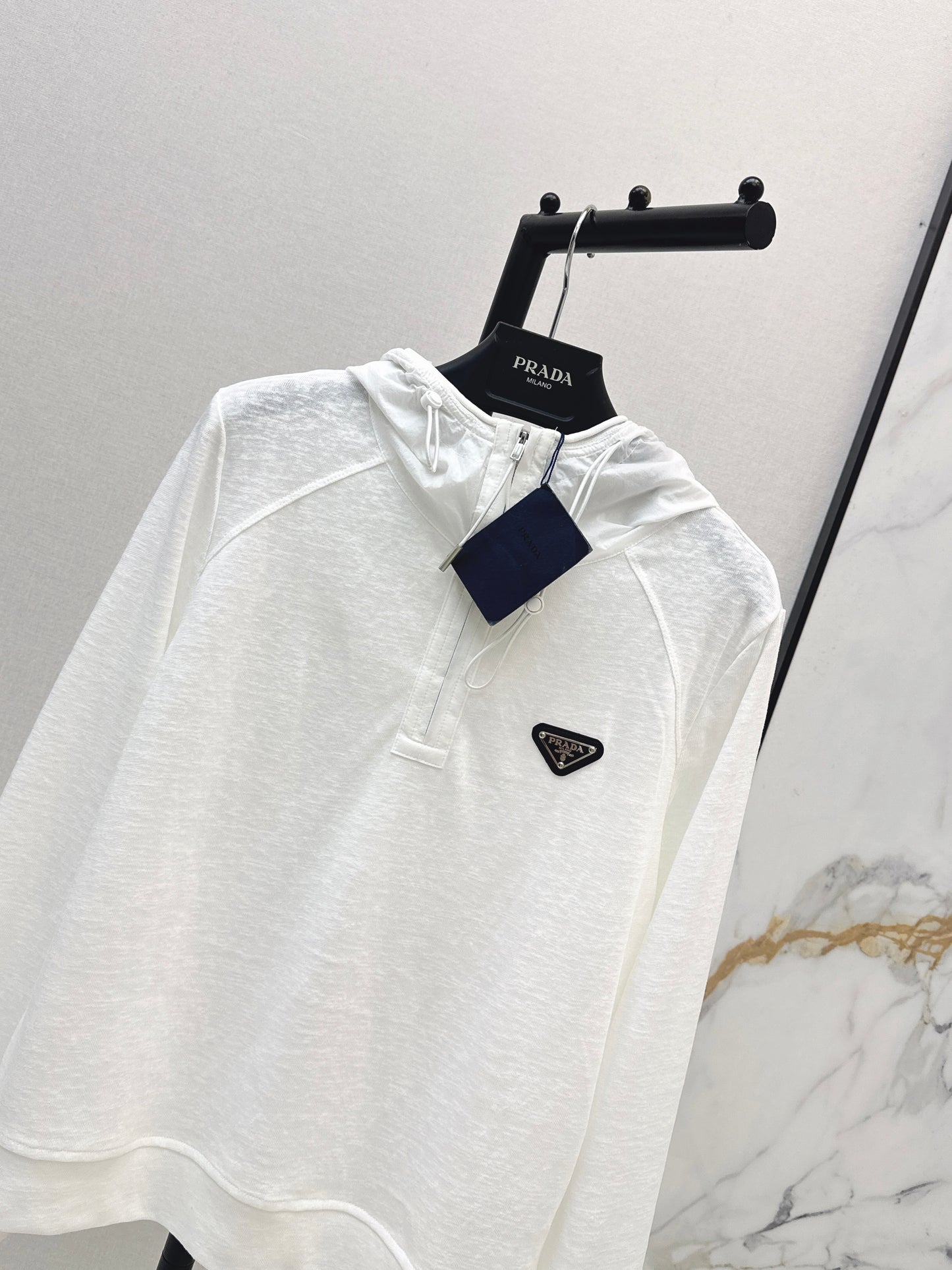 26ss Half-zip hooded sweatshirt