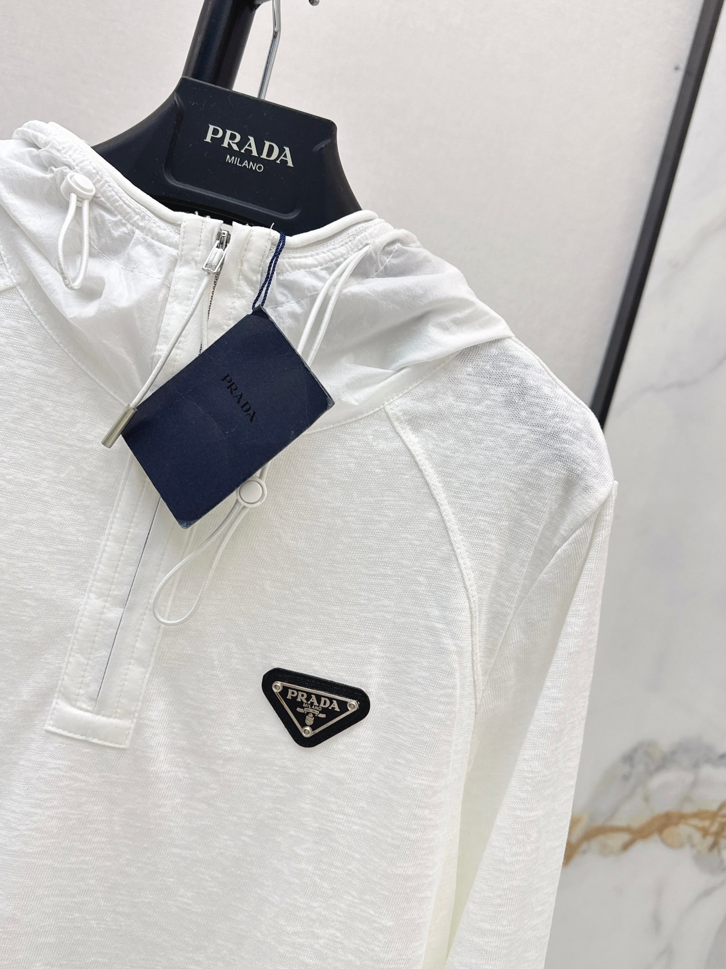 26ss Half-zip hooded sweatshirt