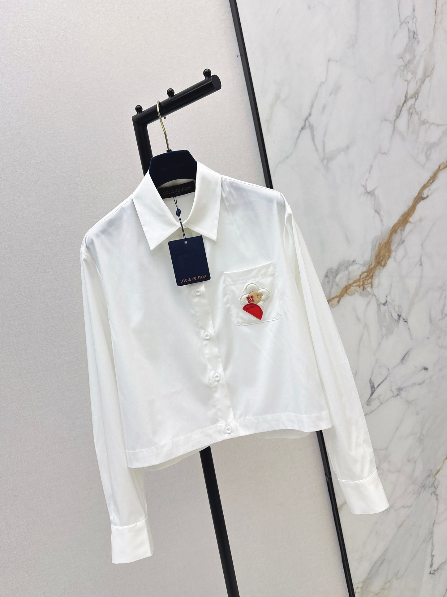26ss Pocket Embroidery Shirt