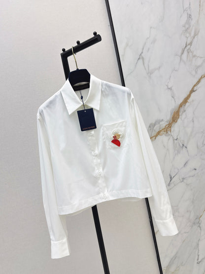 26ss Pocket Embroidery Shirt