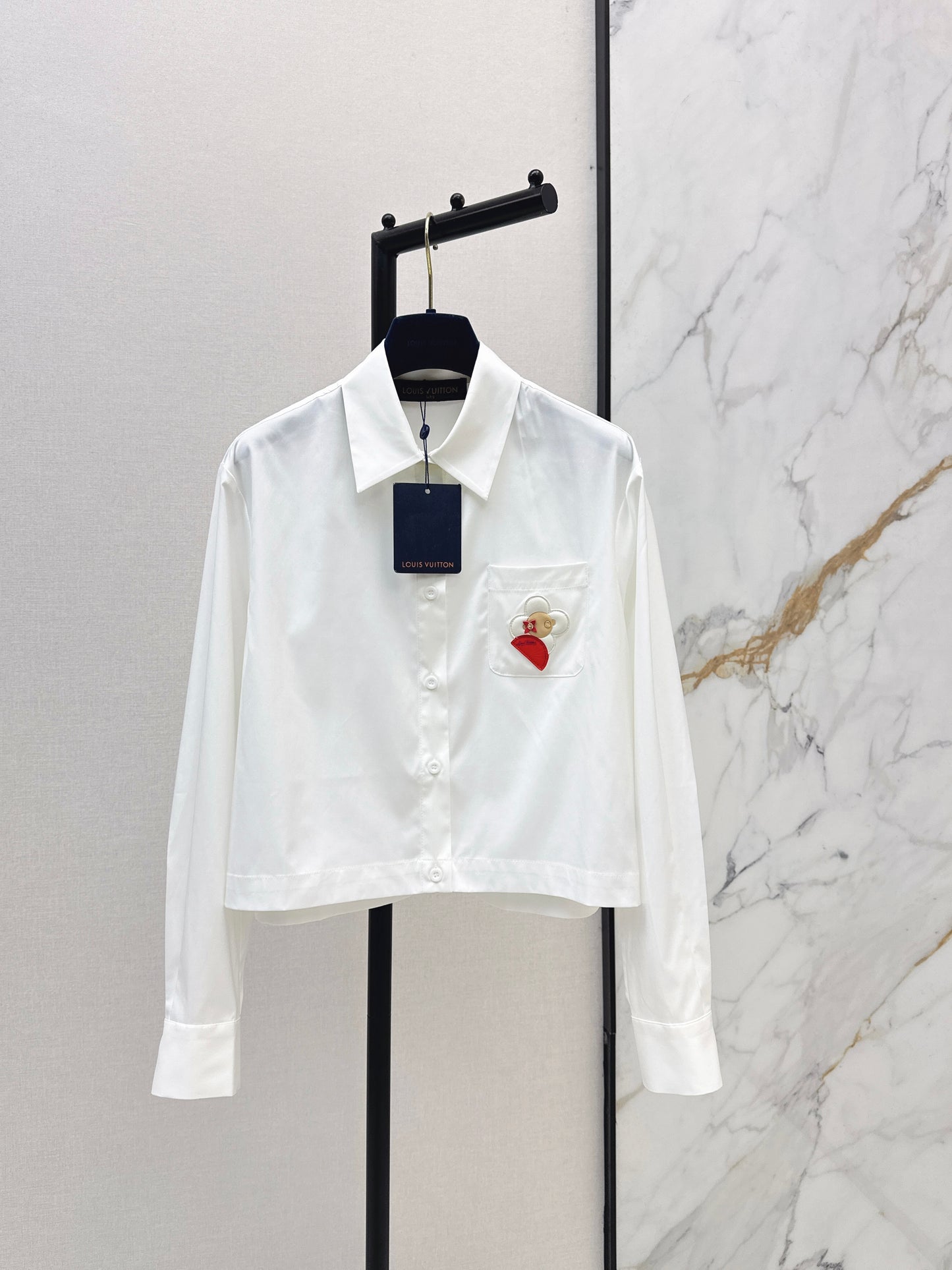 26ss Pocket Embroidery Shirt