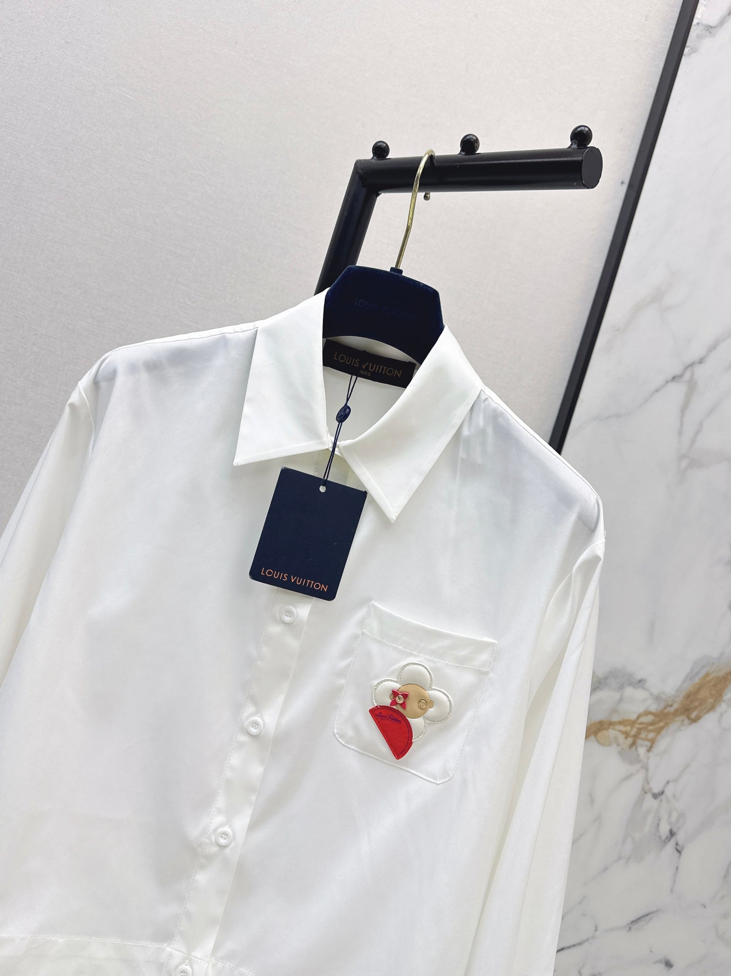 26ss Pocket Embroidery Shirt