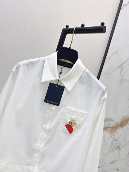 26ss Pocket Embroidery Shirt