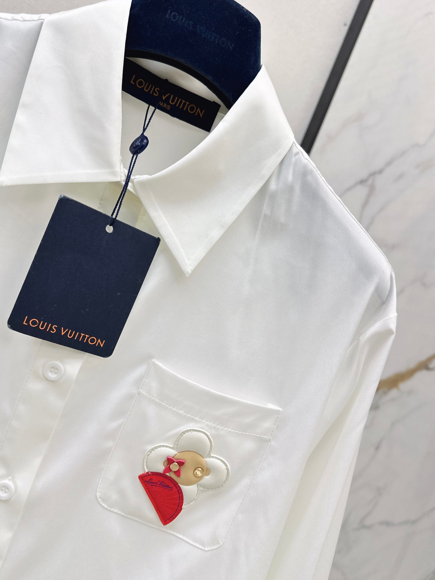 26ss Pocket Embroidery Shirt