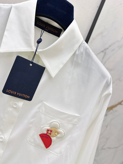 26ss Pocket Embroidery Shirt