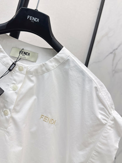 26ss Drop-shoulder letter shirt