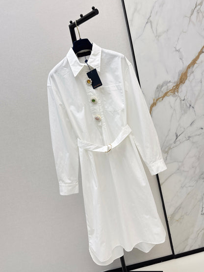 26ss Floral beaded dress