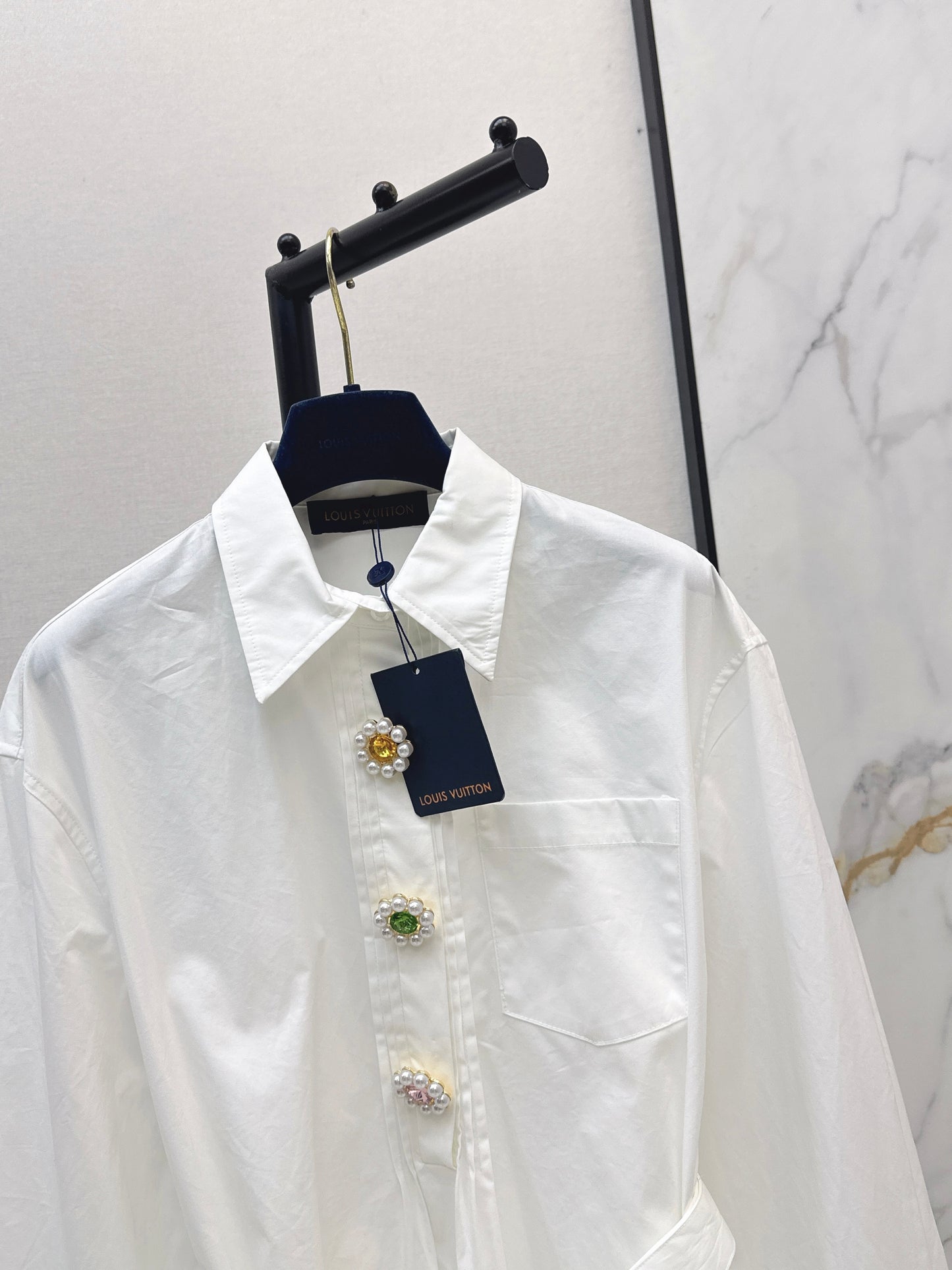 26ss Floral beaded dress