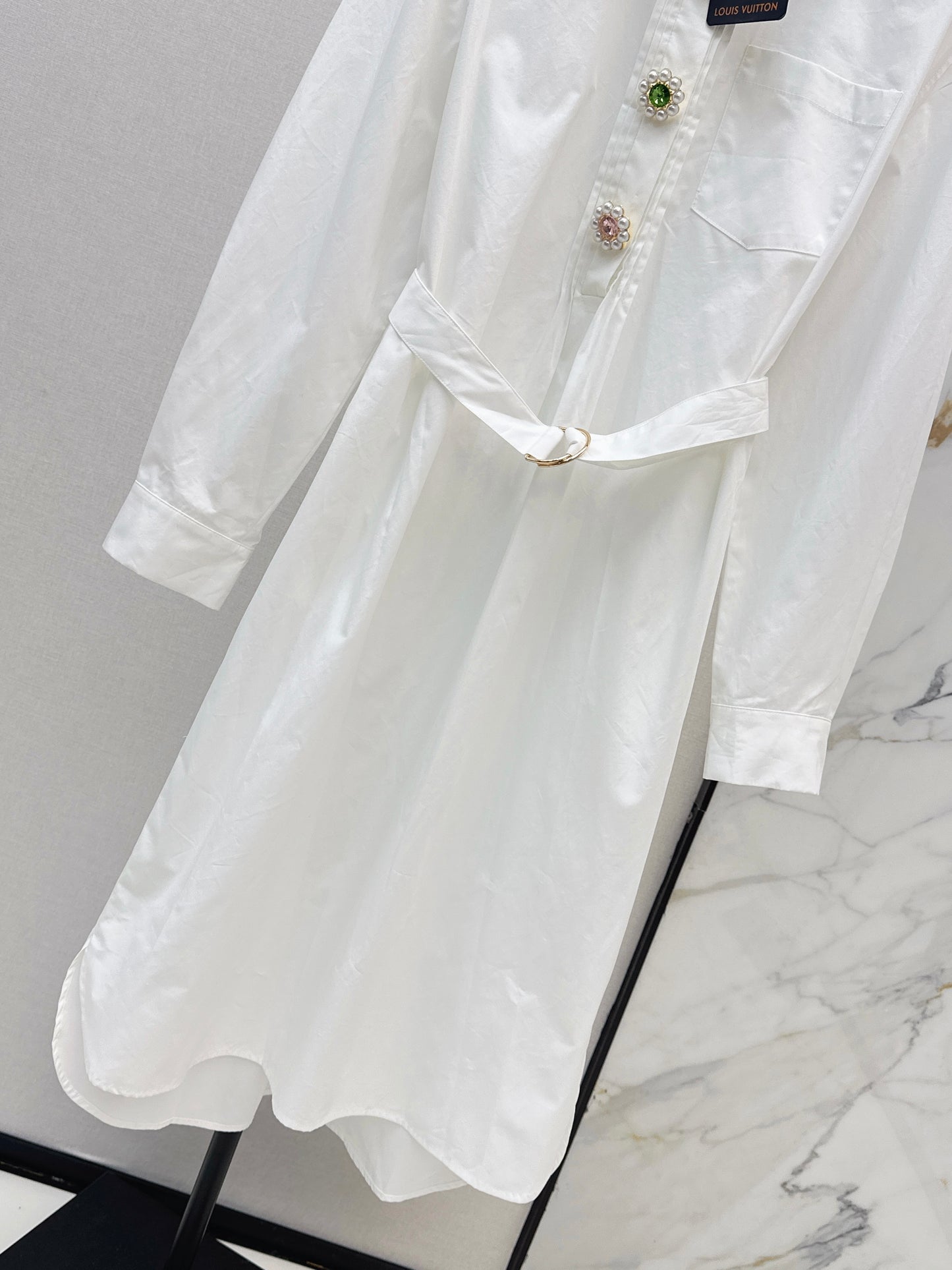 26ss Floral beaded dress