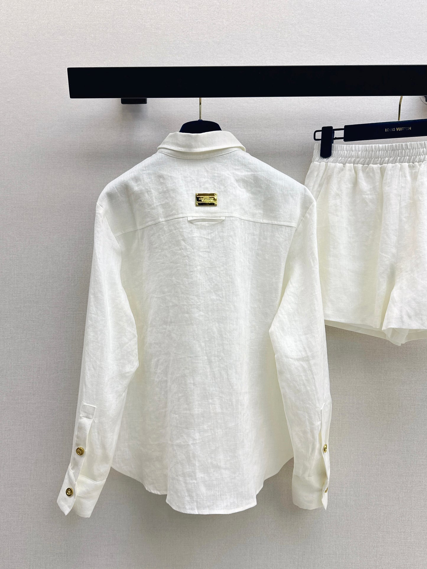 26ss Minimalist Linen Suit Set