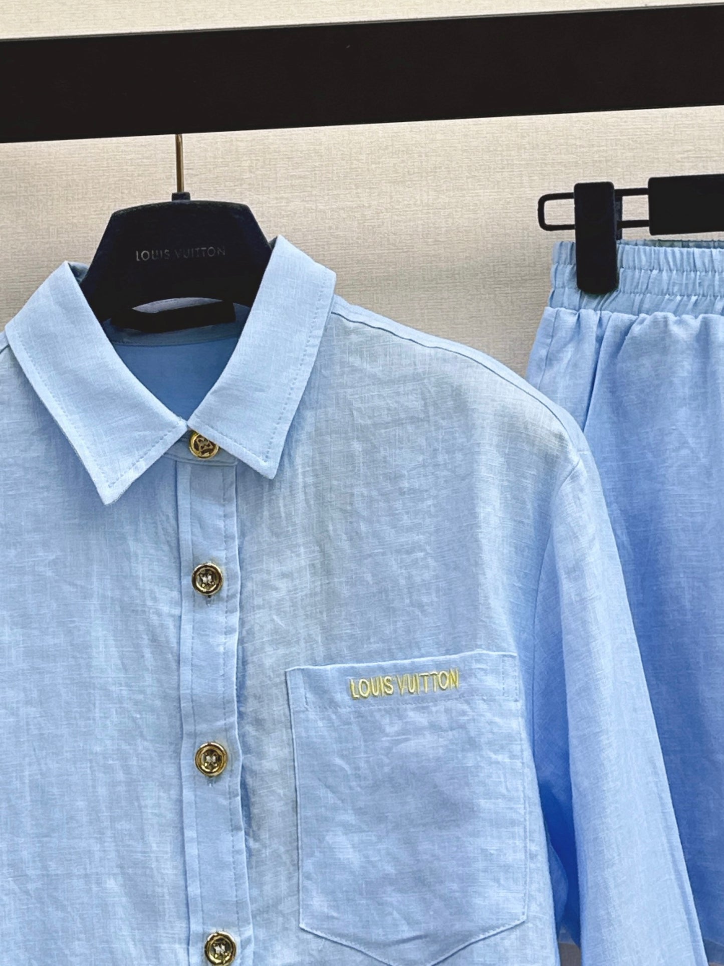 26ss Minimalist Linen Suit Set