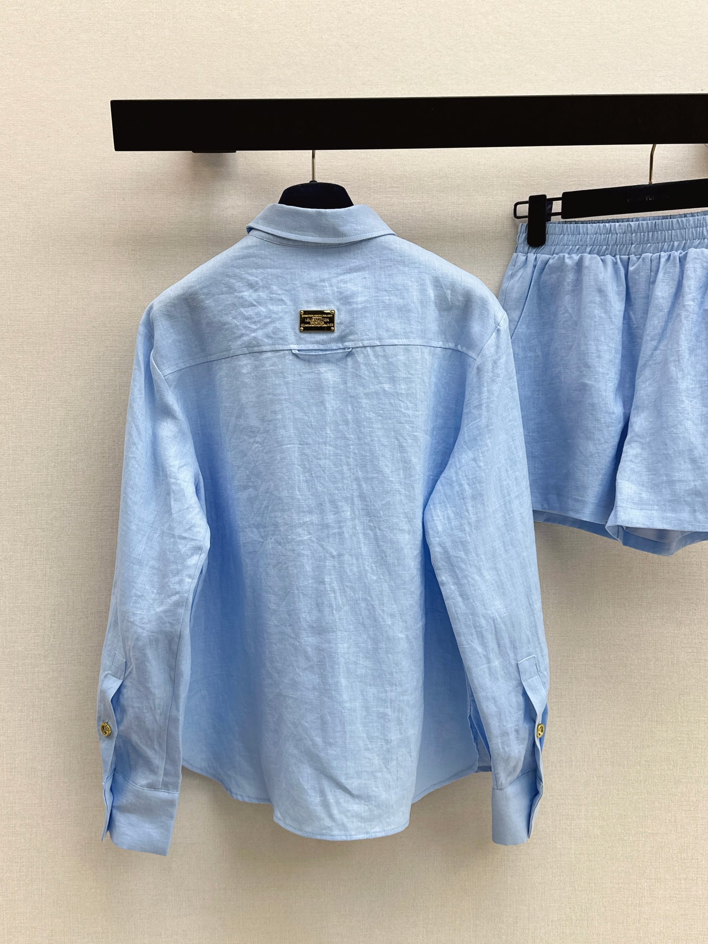 26ss Minimalist Linen Suit Set