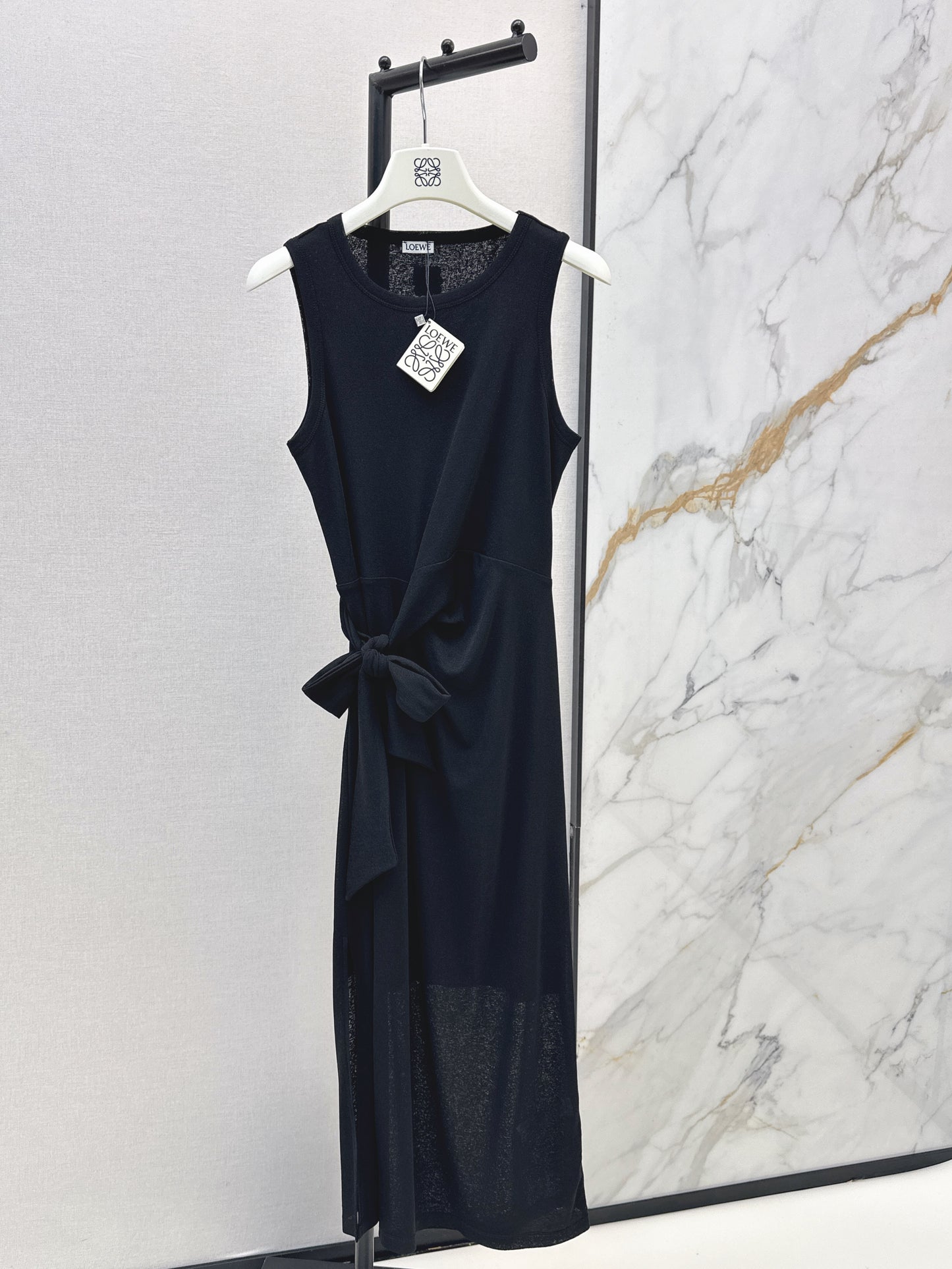 26ss Waist-tie design dress