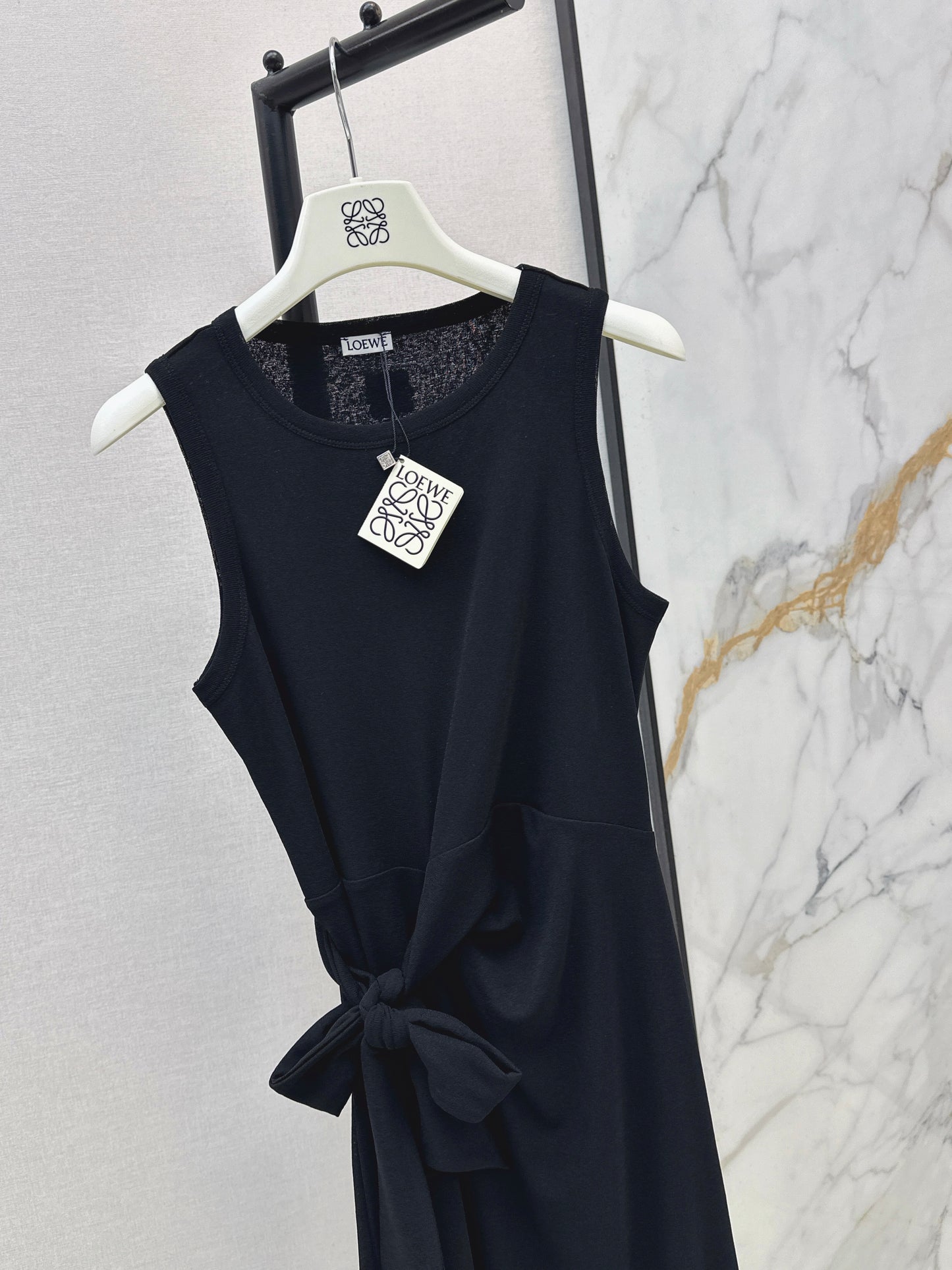 26ss Waist-tie design dress