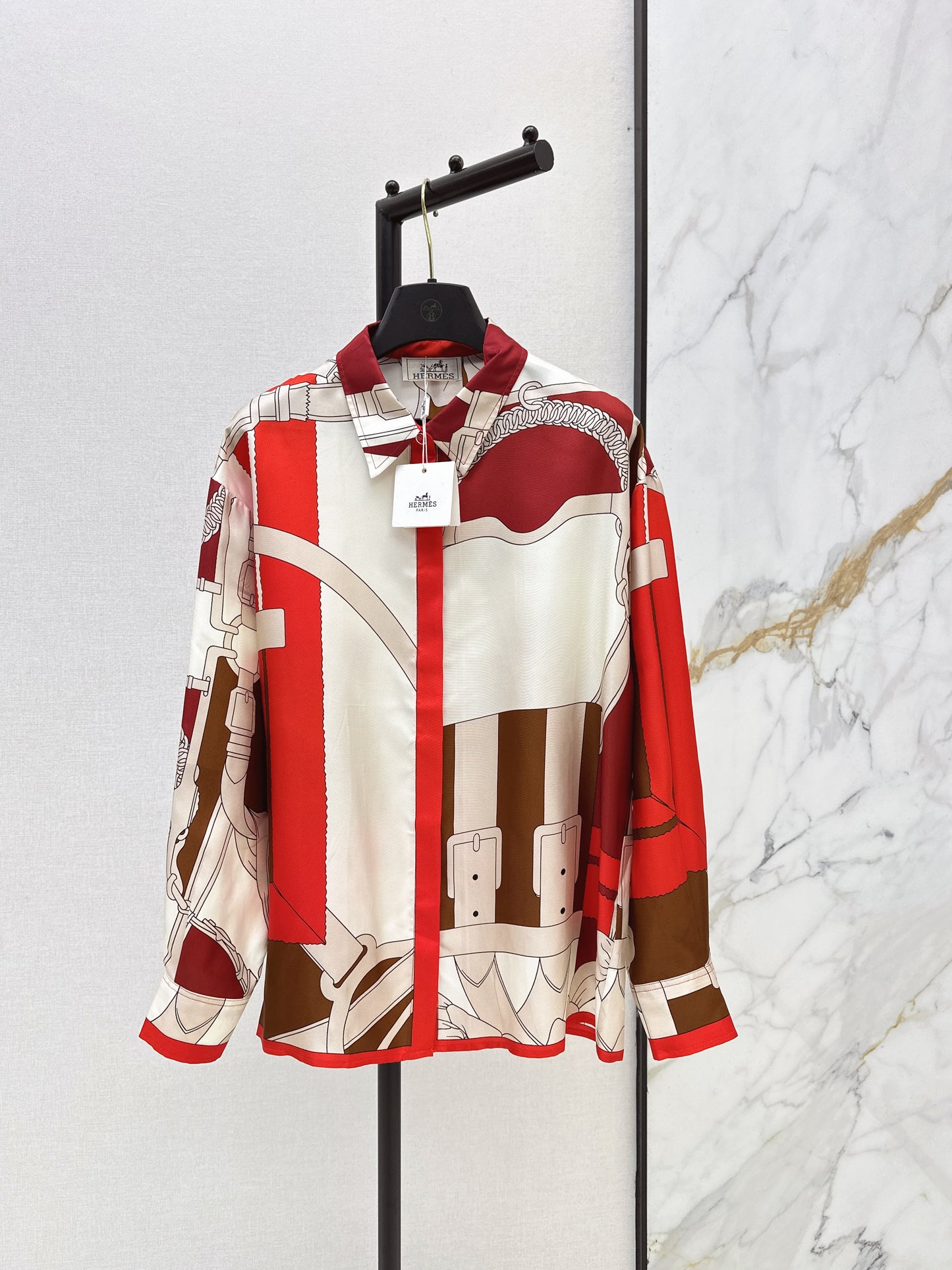 26ss Chain Link Pattern Shirt