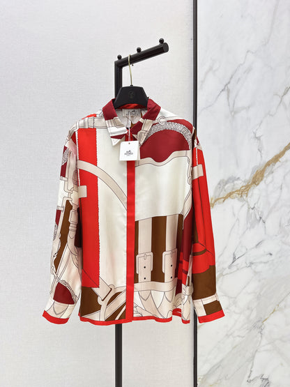 26ss Chain Link Pattern Shirt