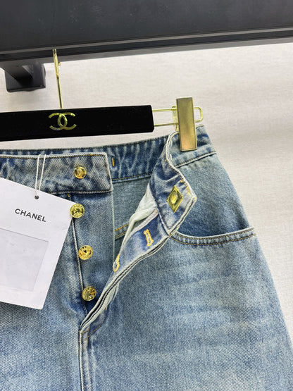 26ss Washed Denim  Jacket / Skirt