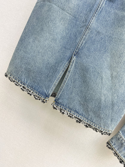 26ss Washed Denim  Jacket / Skirt