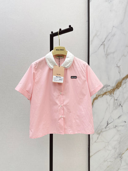 26ss Preppy Style Layered Shirt
