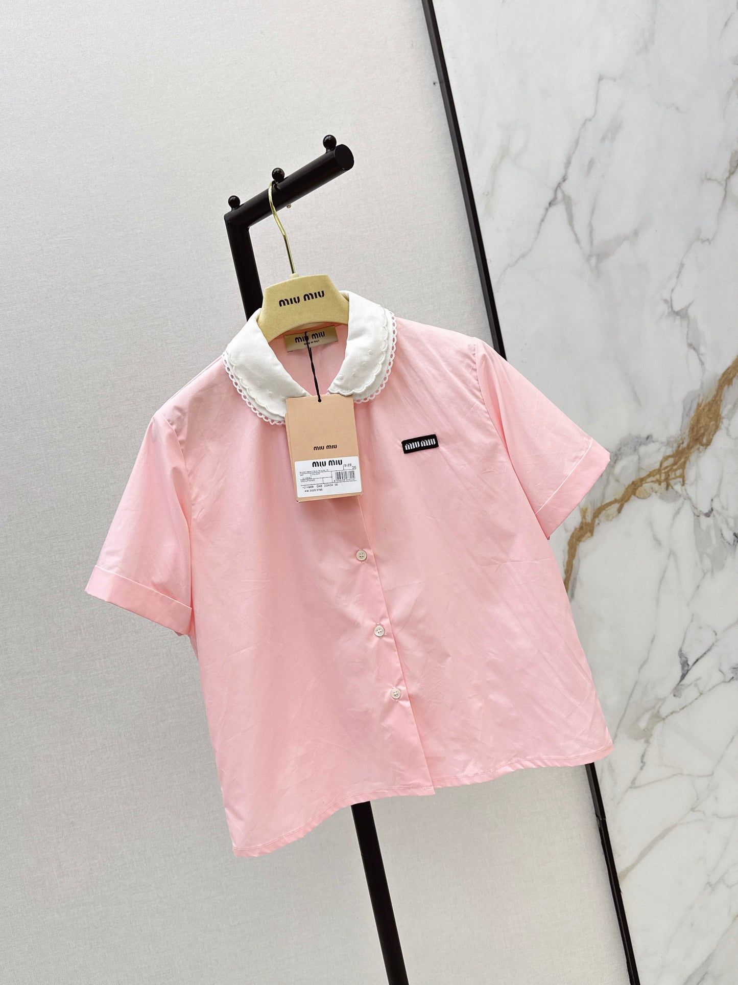 26ss Preppy Style Layered Shirt