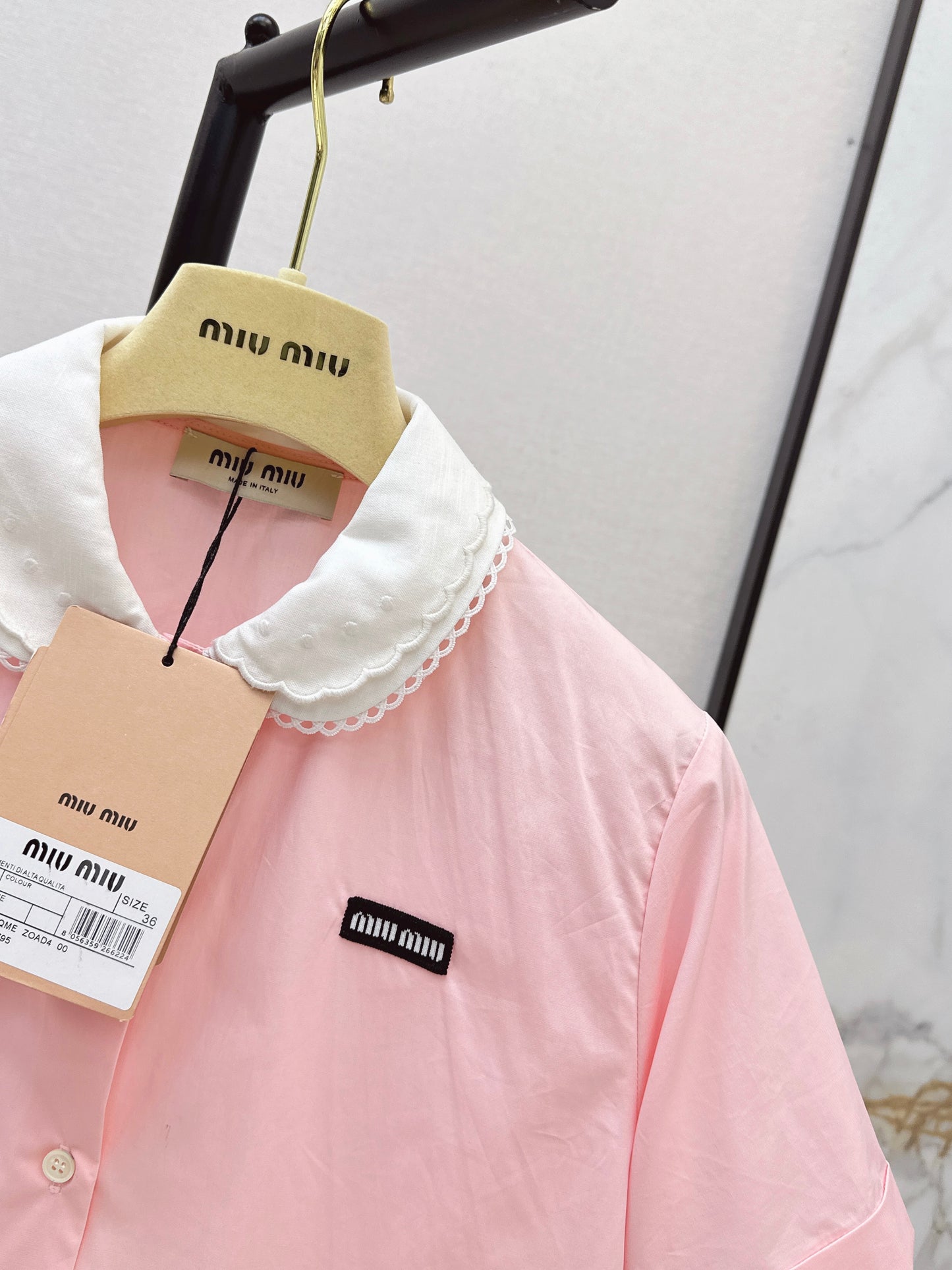 26ss Preppy Style Layered Shirt