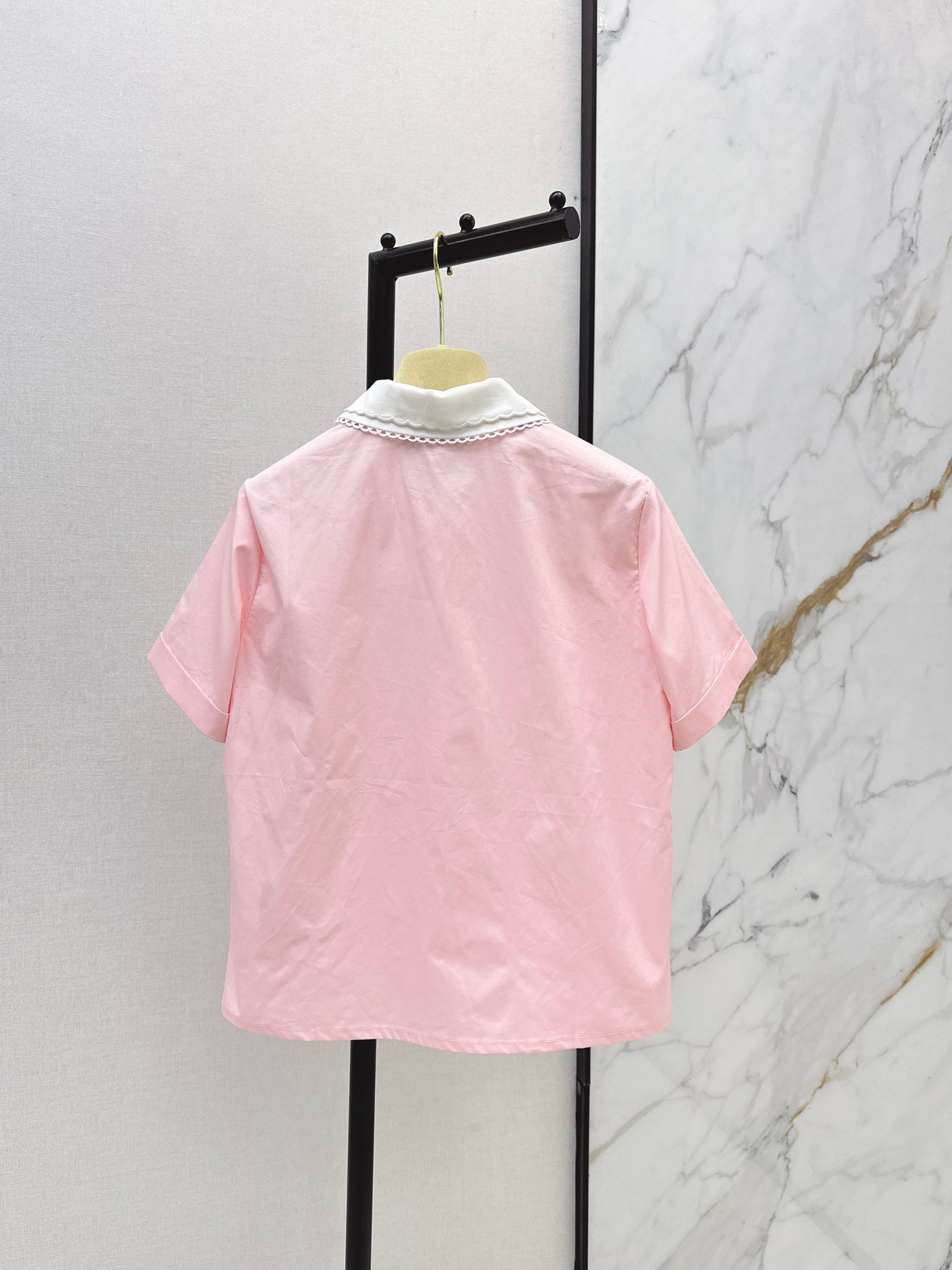26ss Preppy Style Layered Shirt