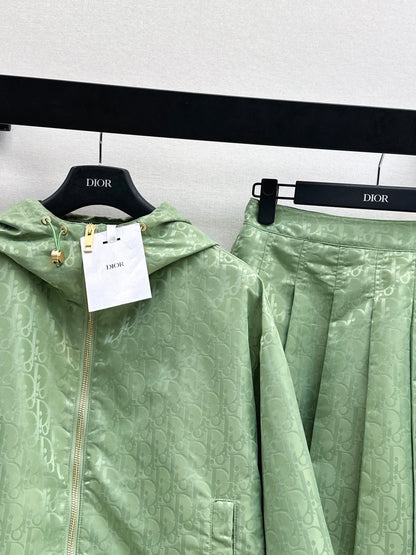 26ss Youthful pleated jacket /skirt