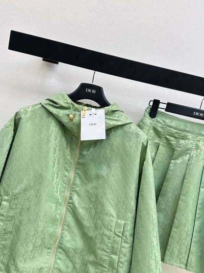26ss Youthful pleated jacket /skirt