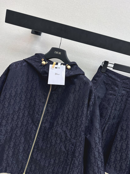 26ss Youthful pleated jacket /skirt