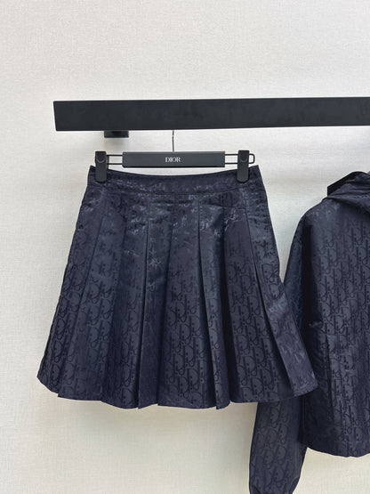 26ss Youthful pleated jacket /skirt