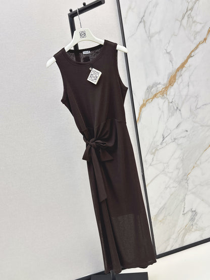26ss Waist-tie design dress