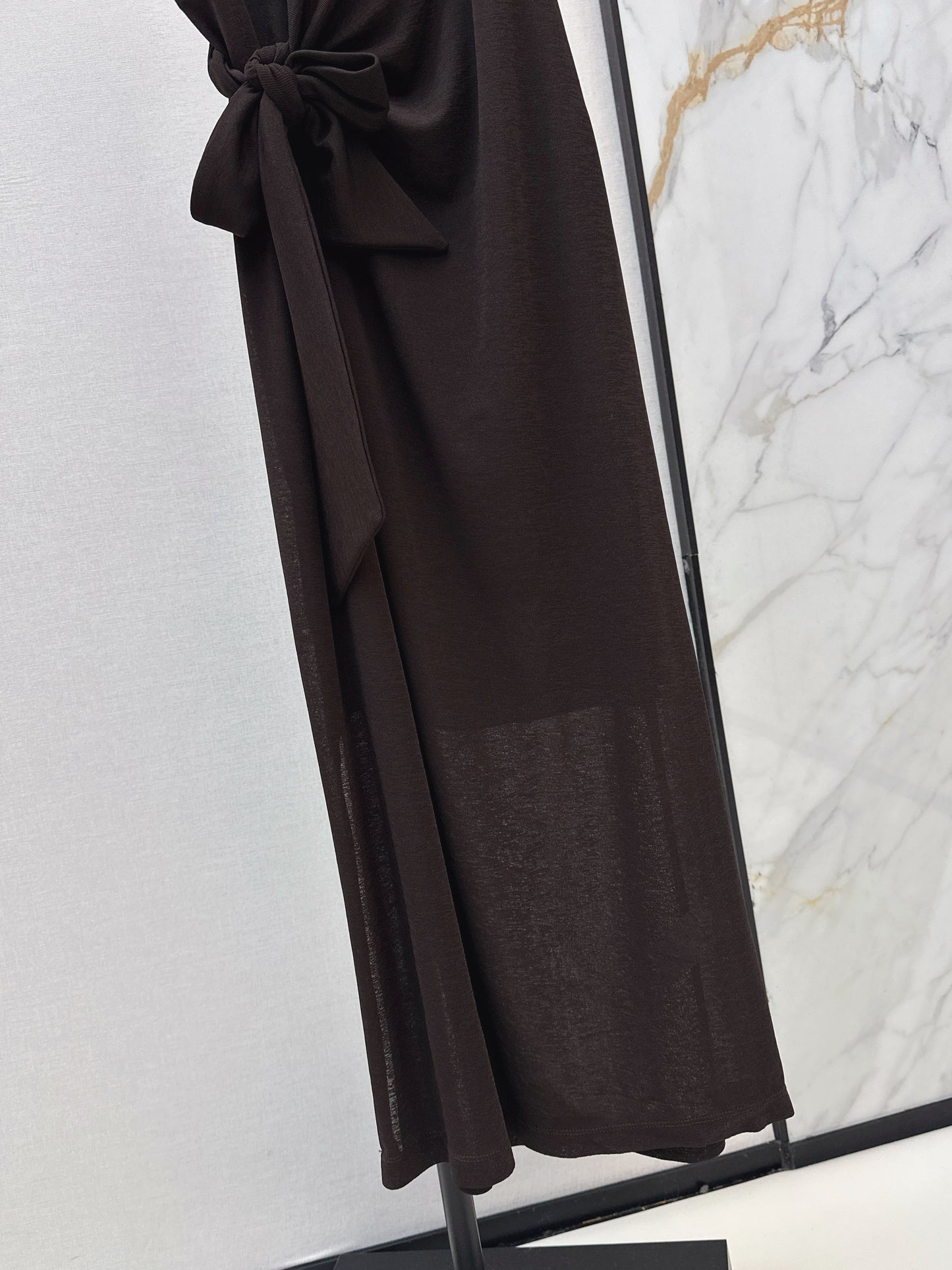26ss Waist-tie design dress