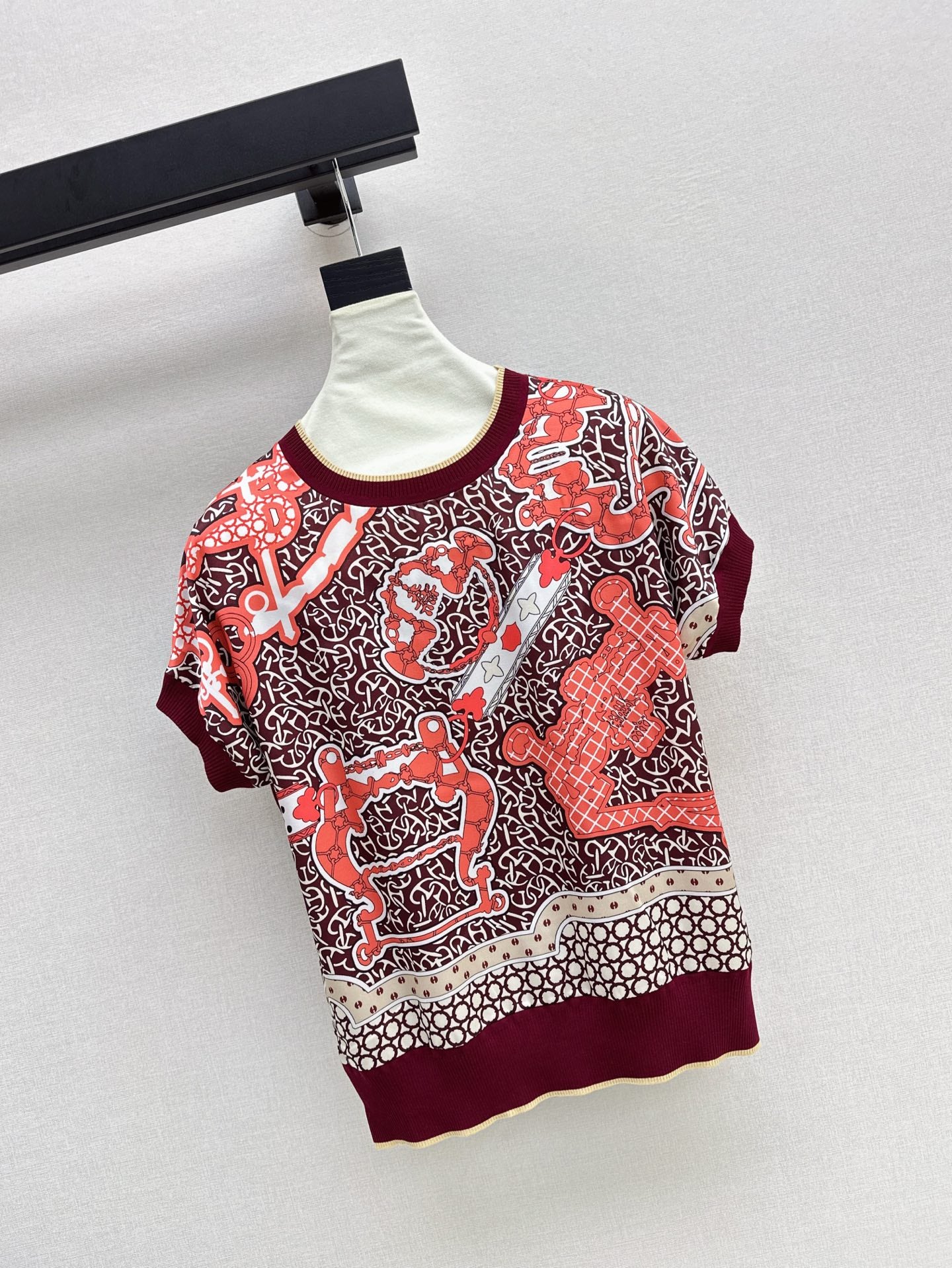 26ss Printed Knit T-Shirt