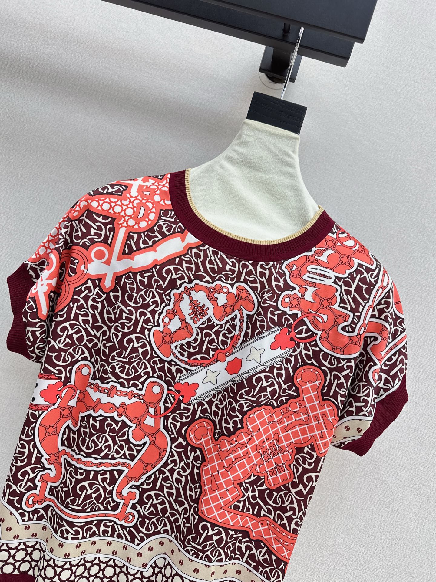 26ss Printed Knit T-Shirt