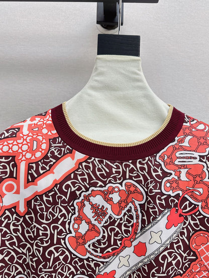 26ss Printed Knit T-Shirt