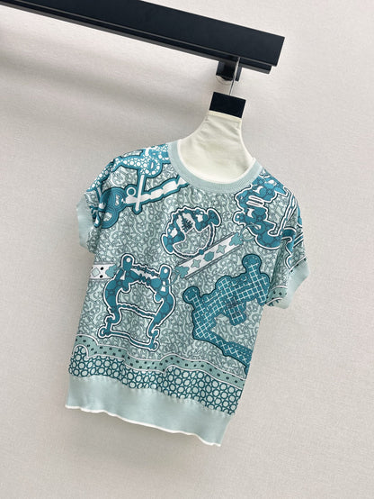 26ss Printed Knit T-Shirt