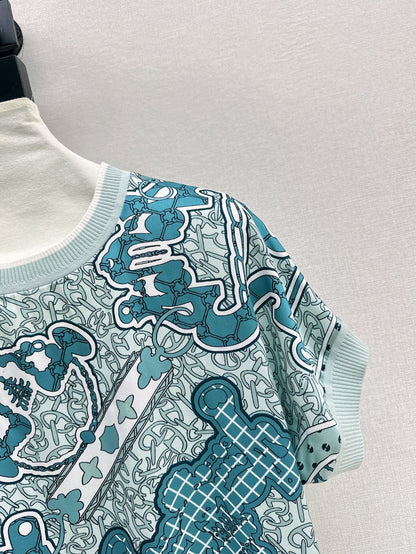 26ss Printed Knit T-Shirt