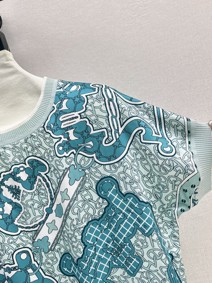 26ss Printed Knit T-Shirt