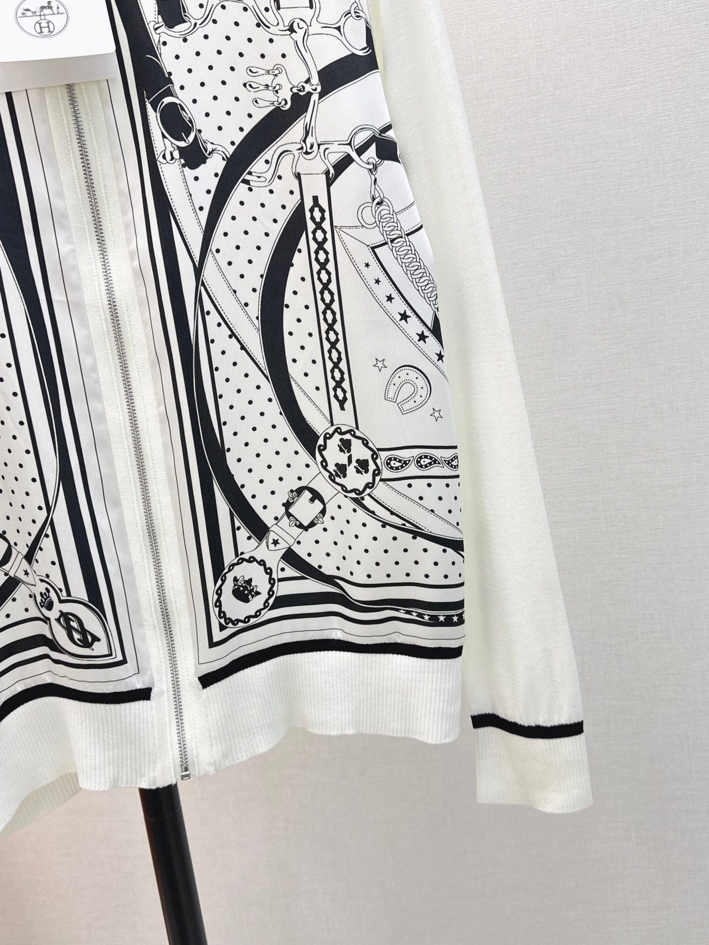 26ss Printed Pattern Knit Cardigan