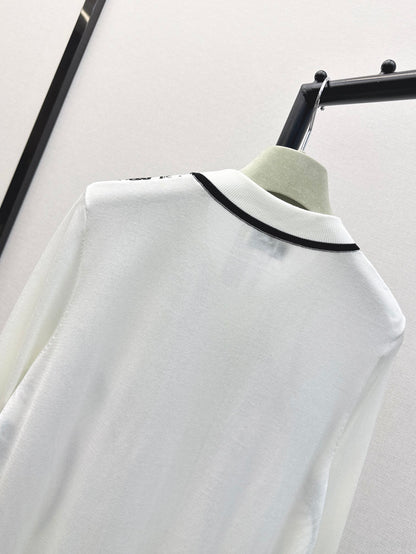 26ss Printed Pattern Knit Cardigan