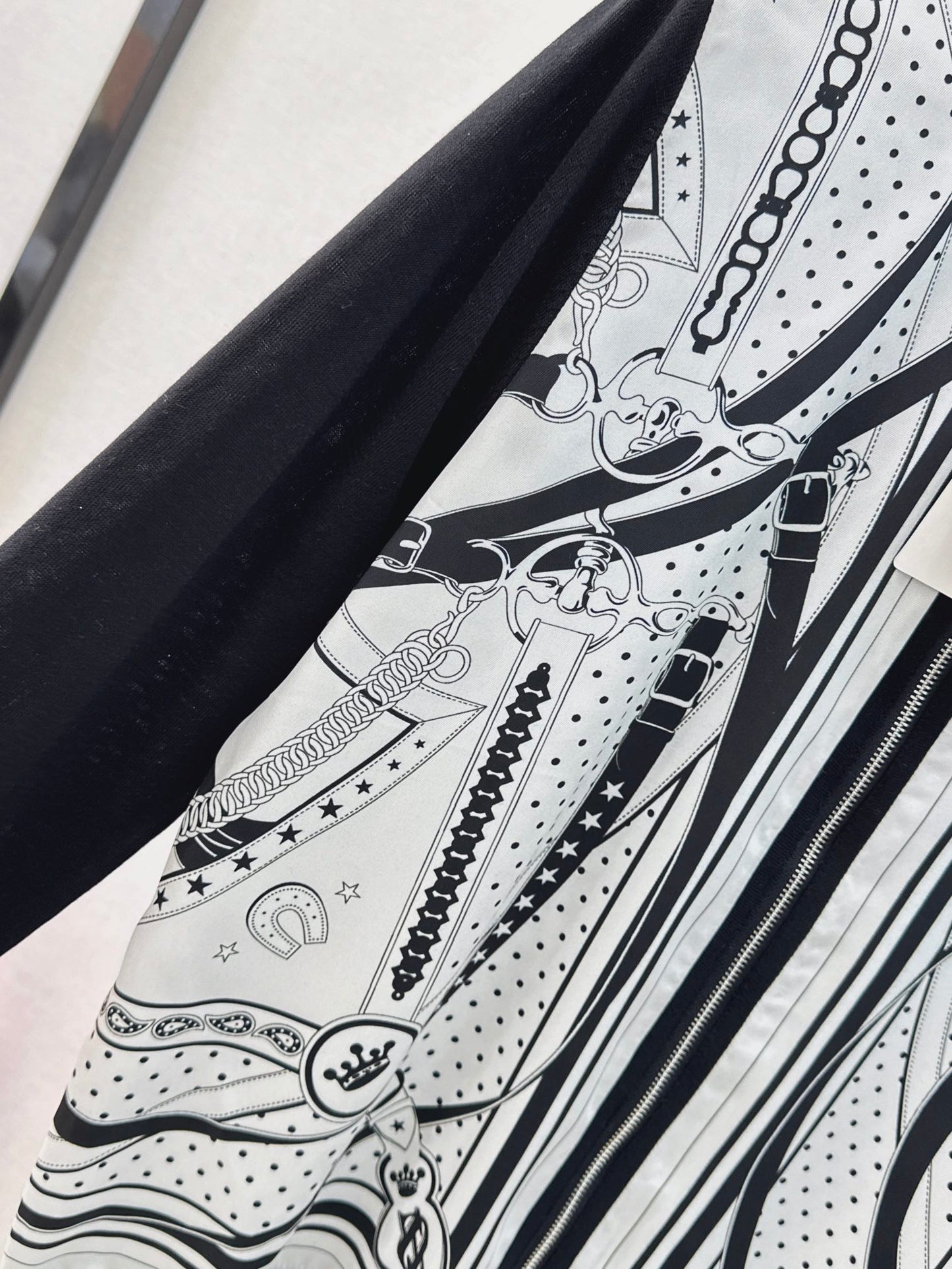 26ss Printed Pattern Knit Cardigan