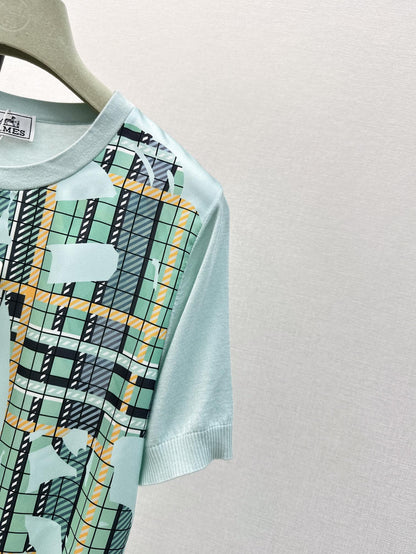 26ss Printed Knit T-shirt