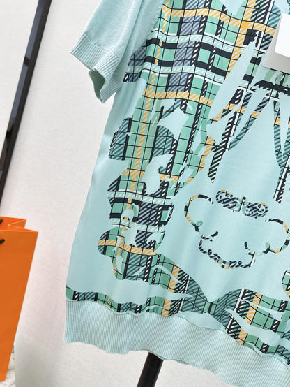 26ss Printed Knit T-shirt