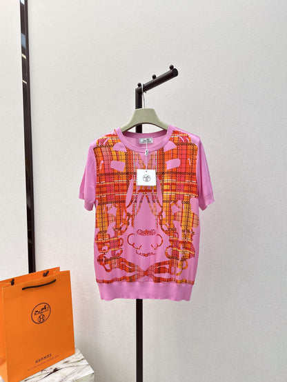 26ss Printed Knit T-shirt