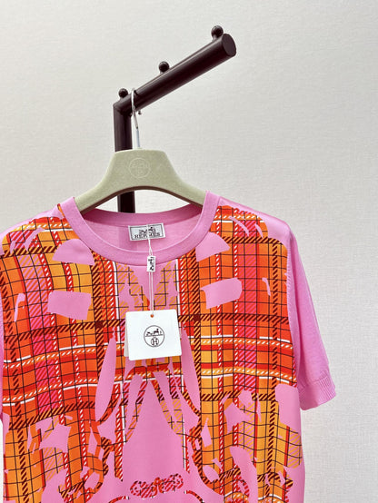 26ss Printed Knit T-shirt