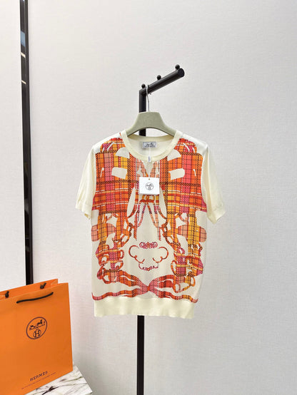26ss Printed Knit T-shirt